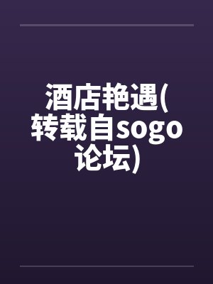 酒店艳遇(转载自sogo论坛)