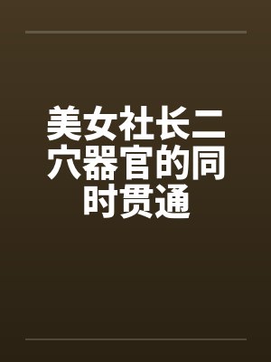 美女社长二穴器官的同时贯通