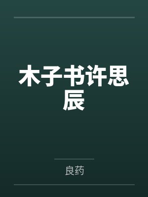 木子书许思辰